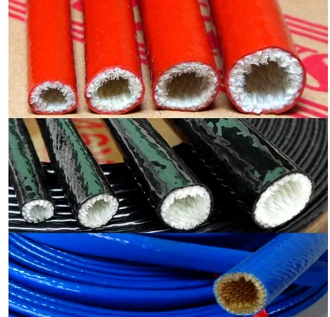 Fundas de silicón y fibra de vidrio para protección térmica